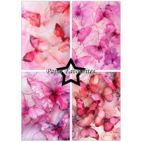 Paper Favourites: Alcohol Ink - Butterflies A5 -  paperikko 