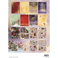 SL Die Cut Designer Paper Pad: Fairy Christmas #344 - askartelulehtiö 