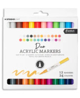 SL Duo Acrylic Markers - akryylitussipakkaus