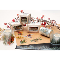 SL Christmas Stickers: Vintage Christmas - Celebration - PET tarrarulla