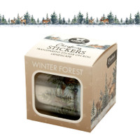 SL Christmas Stickers: Winter Forest Landscape - PET teippi