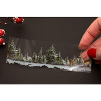 SL Christmas Stickers: Winter Forest Landscape - PET teippi