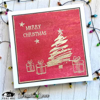 Visible Image: Sketched Christmas Trees A6 -leimasinsetti