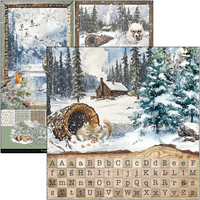 Ciao Bella: Double-Sided Patterns Pad : Forest Tales 12x12 