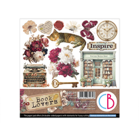 Ciao Bella: Fussy Cut Pad 6x6 - Book Lovers