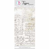 CB: Tissue Paper: Handwritten Page  