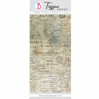 CB: Tissue Paper: Old Ledgers