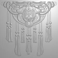 CC 3D Embossing Folder: Macrame - kohokuviointikansio  