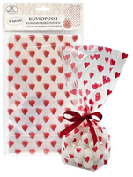 JK Primeco: Kirkas Pussi 10 kpl - Sydän punainen  