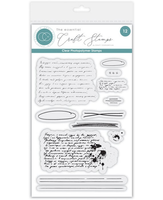 CC Clear Photopolymer Stamps: Handwriting