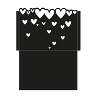 Mundart Stempel:  Packaging with hearts - stanssi