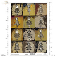 ITD Collection: #343 Quirky Kids- korttikuva-arkki