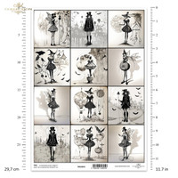 ITD Collection: #341 Dark Characters- korttikuva-arkki