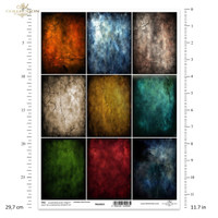 ITD Collection: #354 Black & Color Backgrounds - korttikuva-arkki