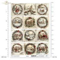ITD Collection: #367 Winter’s Tale Father Christmas  -  korttikuva-arkki
