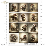 ITD Collection: #380 Mouse World Christmas  -  korttikuva-arkki
