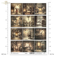 ITD Collection: #368 Winter’s Tale Mouses  -  korttikuva-arkki