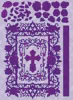 DBC: Gothic Romance - Rose & Thorn Gothic Frame Die Set - stanssisetti