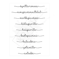 Krafia: Synttärionnea - leimasinsetti 