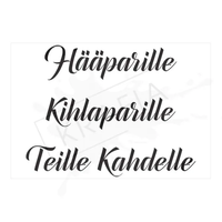 Krafia: Hää/kihla - leimasinsetti 