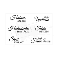 Krafia: Halaus Sinulle - leimasinsetti 