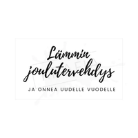 Krafia: Lämmin joulutervehdys  - leimasinsetti 