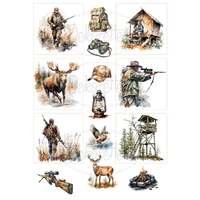 Krafia: Metsästys - A4 korttikuva-arkki  