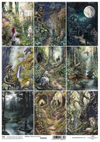 ITD Collection: #305 Mysterious Creatures ATC    -  korttikuva-arkki