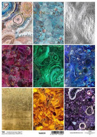 ITD Collection: #239 Gemstones ATC    -  korttikuva-arkki