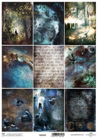 ITD Collection: #169 Magical World ATC    -  korttikuva-arkki
