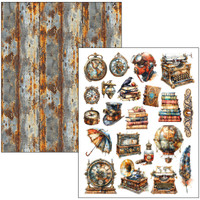 CB LuMania: Mixed Media Book - Past Time 