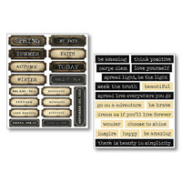 CB LuMania: Mixed Media Stickers - Little Words 
