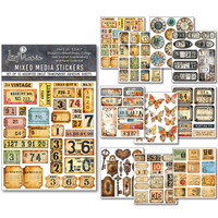 CB LuMania: Mixed Media Stickers - Grungy Tags 