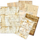 CB: LuMania Tissue Papers A5: Vintage Manuscripts 