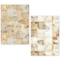 CB: LuMania Tissue Papers A5: Vintage Manuscripts 