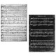 CB: LuMania Tissue Papers A5: Music Sheets 
