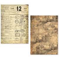 CB: LuMania Tissue Papers A5: Newspapers 