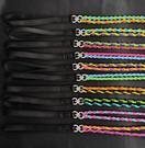 Paracord jaettu hihna kahdelle koiralle 205cm, BGB-lukko