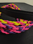 Paracord jaettu hihna kahdelle koiralle 205cm, BGB-lukko