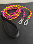 Paracord jaettu hihna kahdelle koiralle 205cm, BGB-lukko