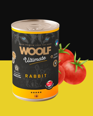 Woolf Ultimate märkäruoka - kani & tomaatti, 400g