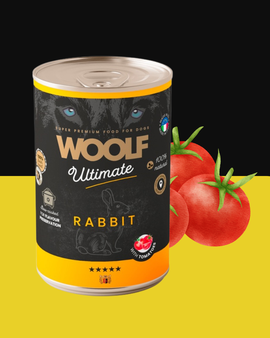 Woolf Ultimate märkäruoka - kani & tomaatti, 400g