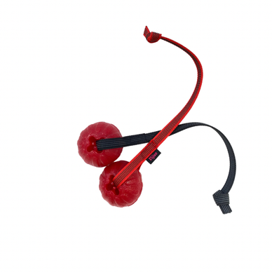 Geelipallo punainen gripillä, halk. 7cm