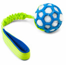 Zayma joustolelu lampaankarvalla ja JW PET Hol-EE Roller XS pallolla