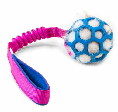 Zayma joustolelu lampaankarvalla ja JW PET Hol-EE Roller S pallolla