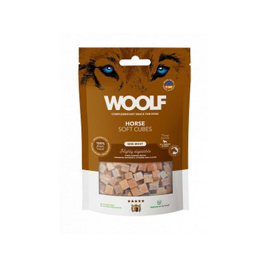 Woolf Horse Soft Cubes Monoprotein - Heppa kuutiot 100g 