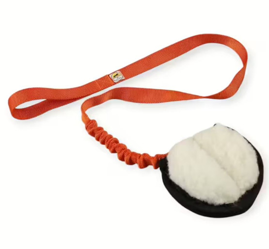 Fårgotti joustonauhalla - lampaankarvalla