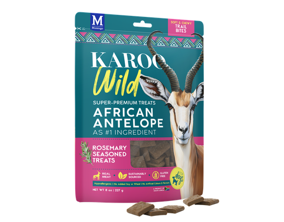 Karoo Wild Antelope trail bites rosmariini 227g