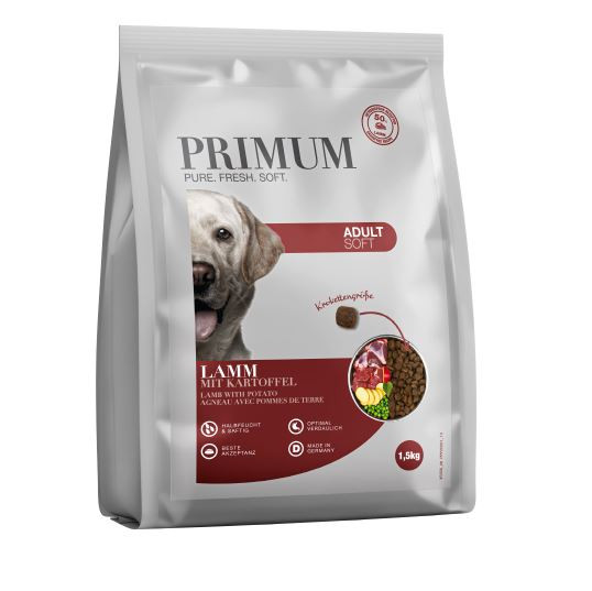 Primum Soft Adult Lammas & peruna, 1,5 kg