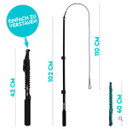 Teleskooppivapa, pituus: 102cm